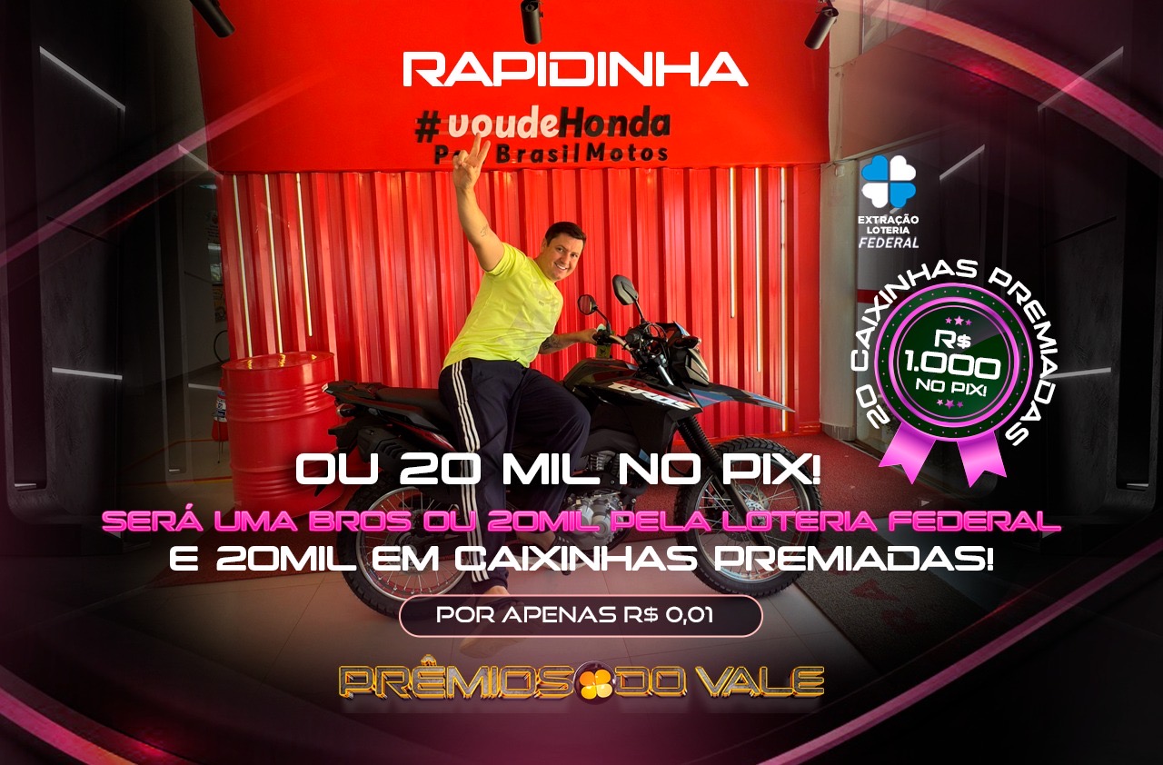 1 BROS OU R$20.000,00 NO PIX!!!