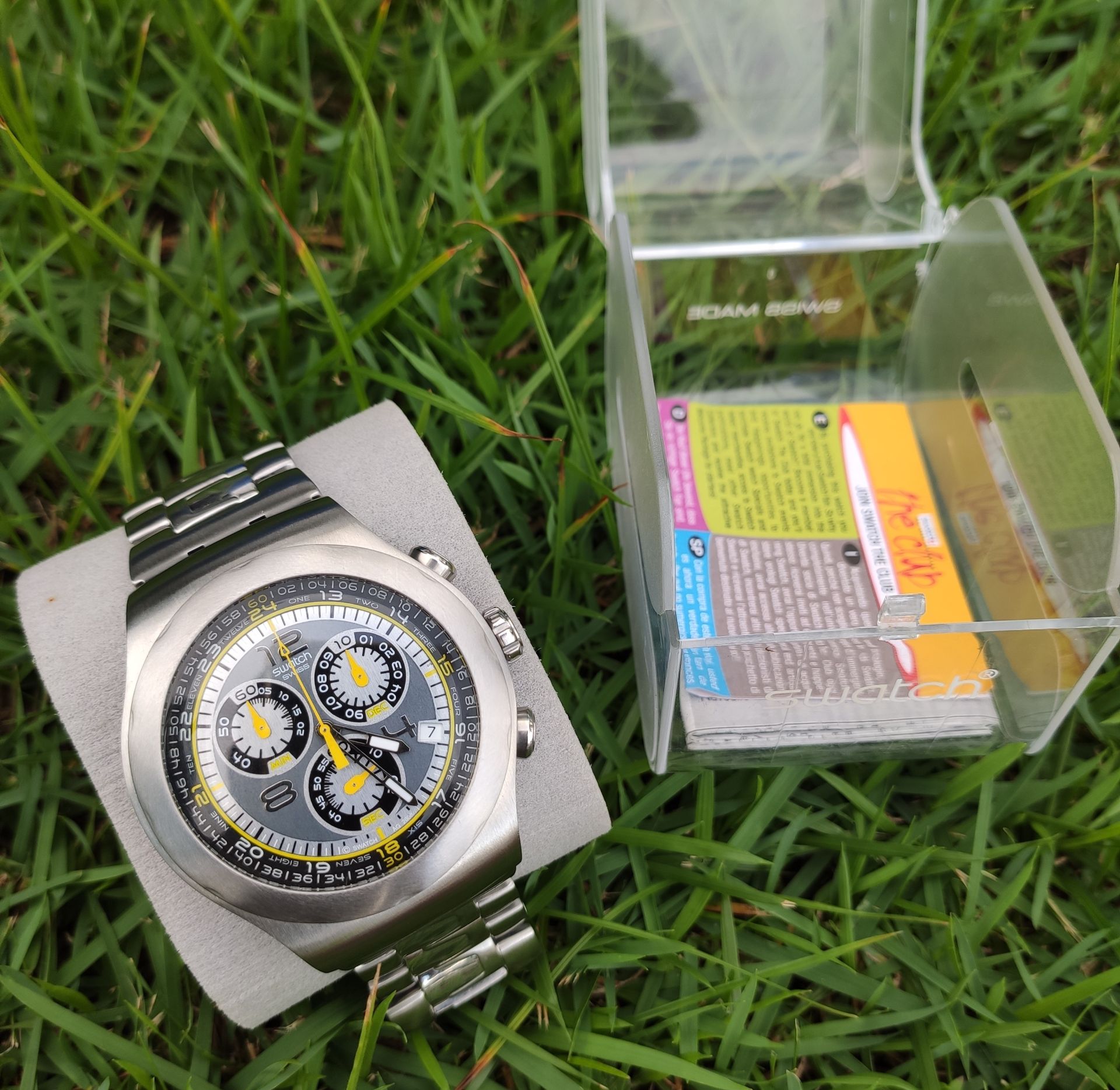 SWATCH 007 SÉRIE PRATA 