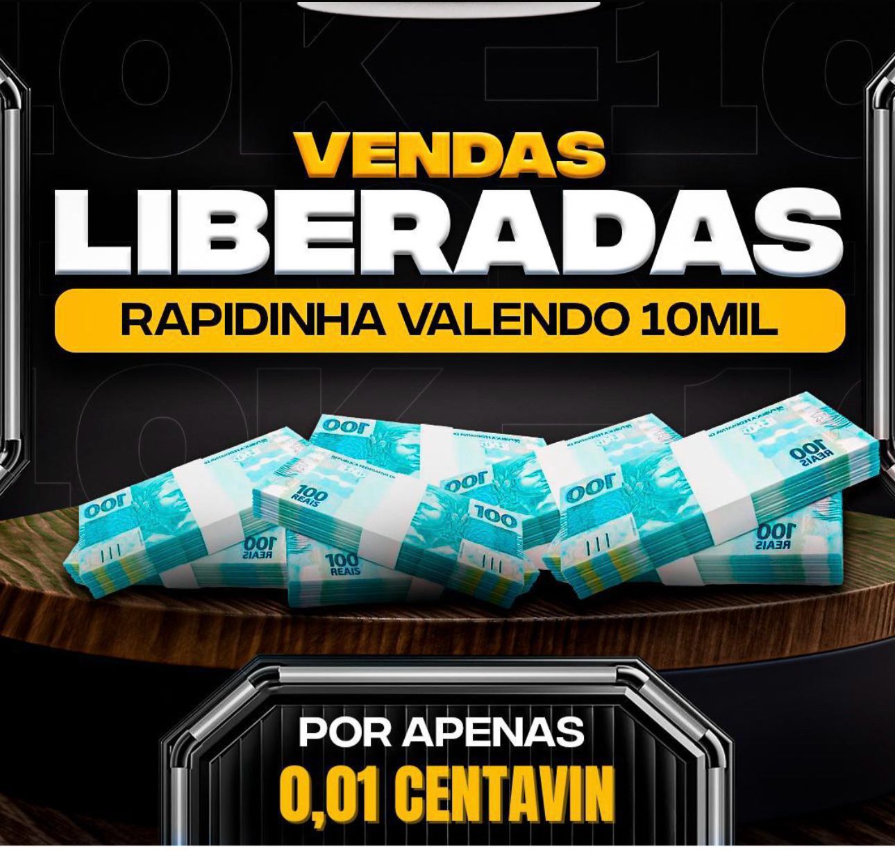 R$10.000,00 no pix