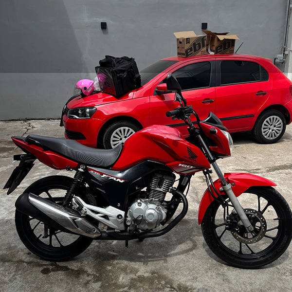KIT TRABALHADOR - 1 GOL + 1 MOTO HONDA FAN + 1 BAG + 2 CAPACETES - AUTORIZADO E FISCALIZADO PELA LOTEP - AUTORIZAÇÃO:  LTP-PRC-2025/00791