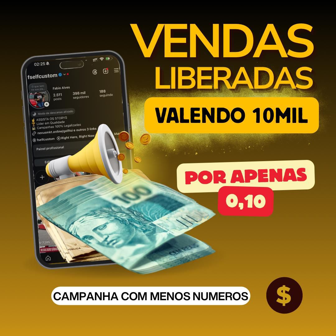 R$10.000,00 no pix