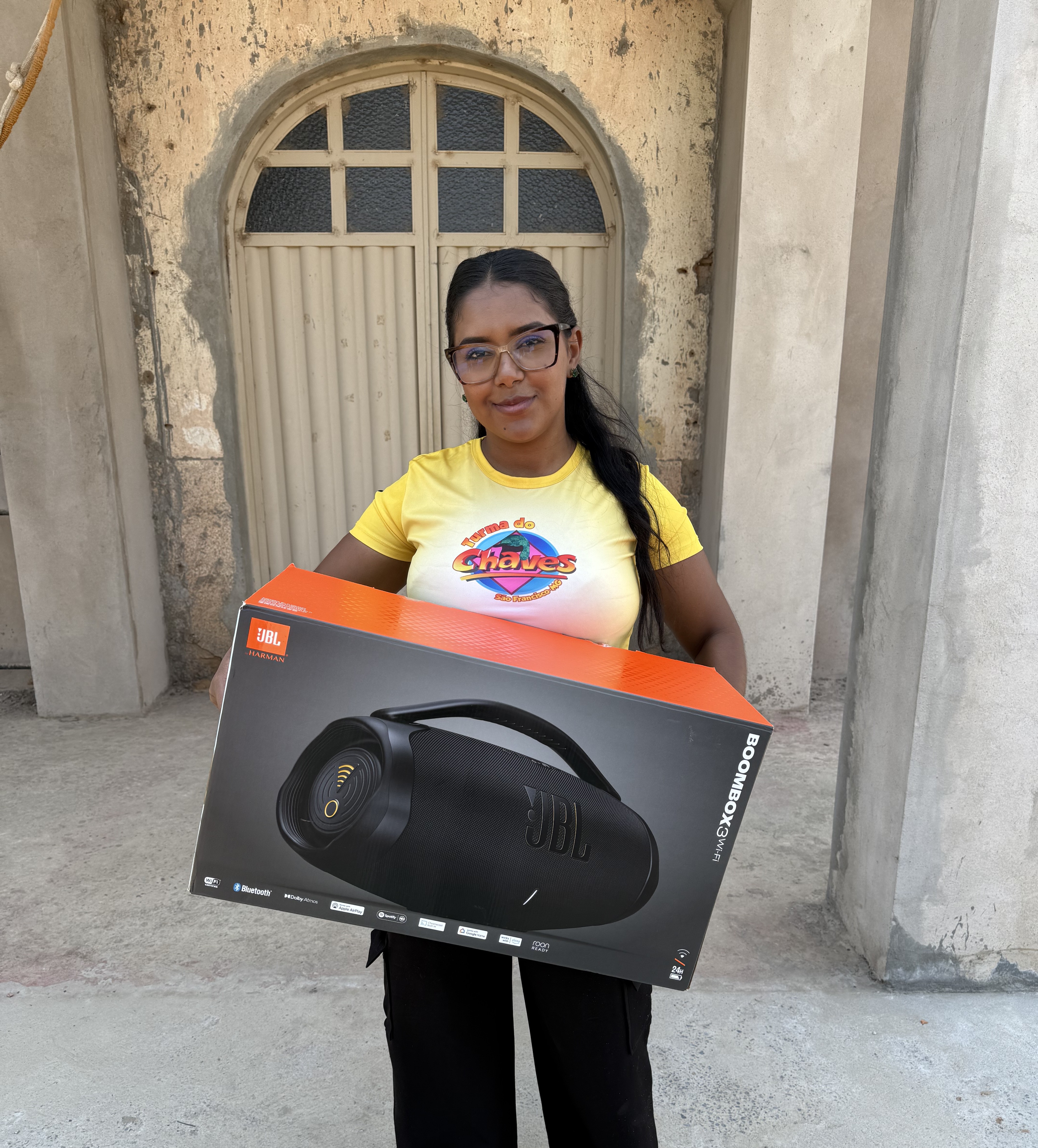 EDIÇÃO 01 | KIT IPHONE 16 PRO MAX 256GB + JBL BOMBOX 3 WI-FI + IPAD 11 128GB