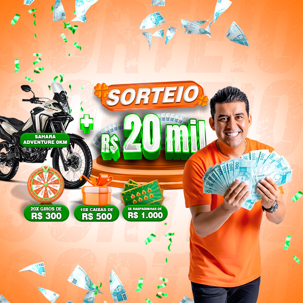 SAHARA 0KM + R$ 20 MIL