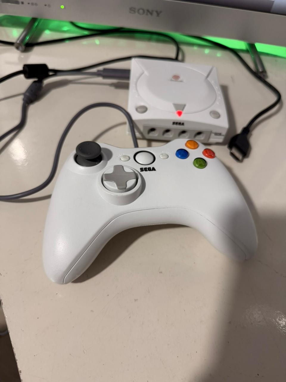 DREAMCAST MINI LOTADO DE JOGO !!!