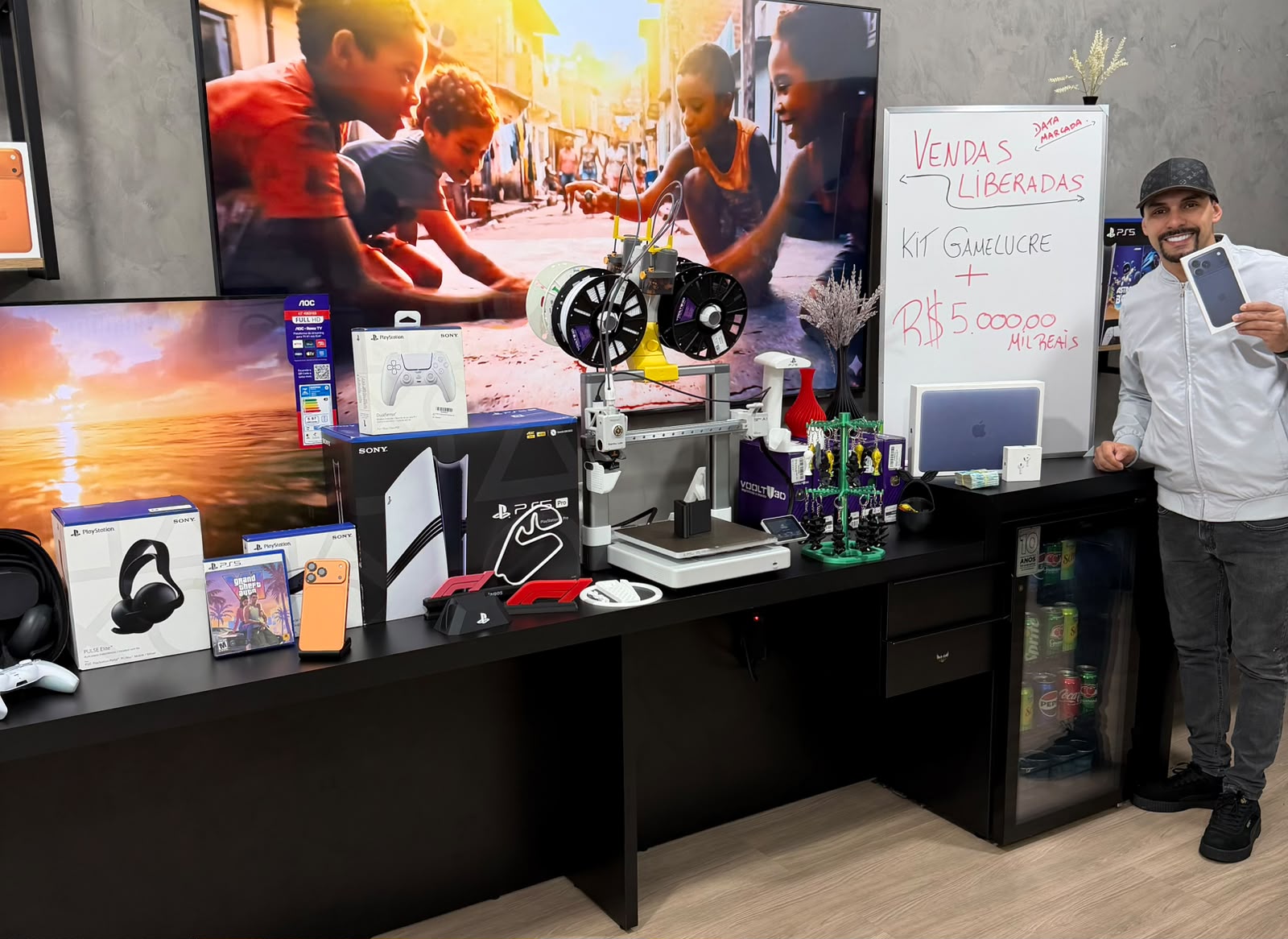 Kit Gamelucre + R$ 5.000 mil reais
